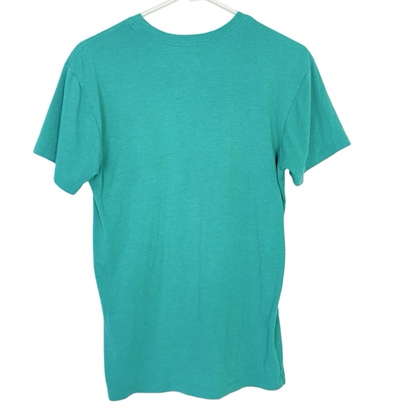 Burton Tshirt Tee Mens Size Small Recycled Mountain Dew Bottles Crewneck Green - Picture 2 of 7